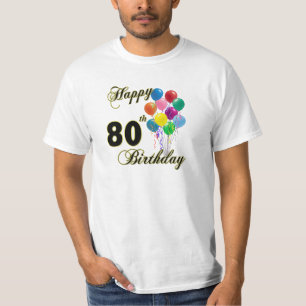Happy 80th Birthday T-Shirt
