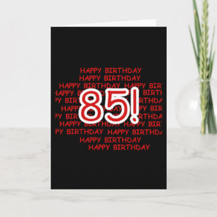 Happy 85th Birthday Card