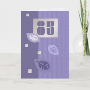 Happy 85th Birthday Customisable Greeting Cards