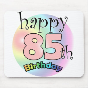 Happy 85th birthday (roze) mouse mat
