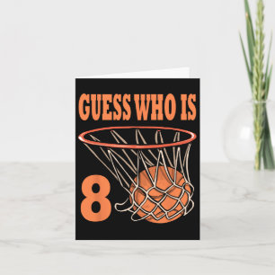 Happy 8th Birthday 8 Year Old Bysketbyll 8th Birth Card