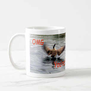 Happy 90th Birthday Goose flapping Coffee Mug