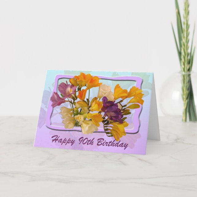 Happy 90th Birthday Greeting Card (Front)