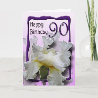 Happy 90th Birthday Greeting Card