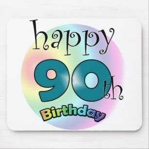 Happy 90th birthday mouse mat
