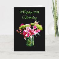 Happy 90th Birthday, Stargazer Lily Bouquet