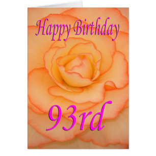 Happy 93rd Birthday Flower