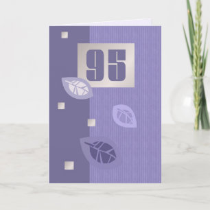 Happy 95th Birthday Customisable Greeting Cards