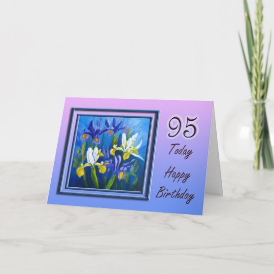 Happy 95th Birthday Greeting Card | Zazzle.co.uk