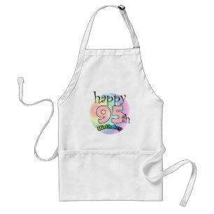 Happy 95th Birthday (Pink) Standard Apron