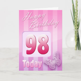 Happy 98th Birthday Grand Mother Great-Aunt Mum Card