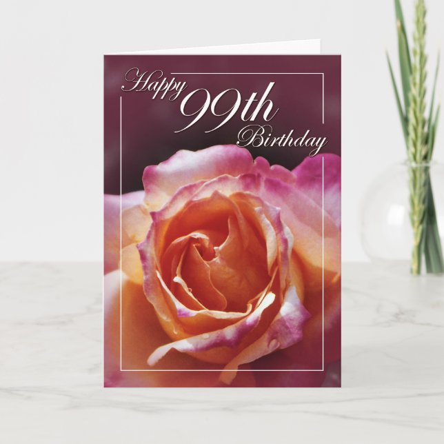 Happy 99th Birthday! Card (Front)