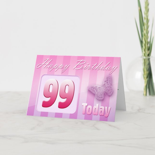 Happy 99th Birthday Grand Mother Great-Aunt Mum Card (Front)