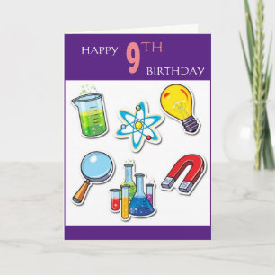Happy 9th Birthday Card
