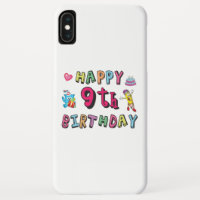 Happy 9th Birthday for 9 year old Kids B-day