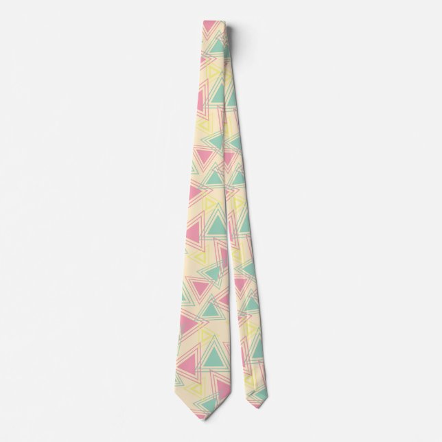 Happy Abstract Party Tie (Front)