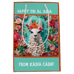 Happy Adha Eid- Bakra Eid Sheep Medium Gift Bag