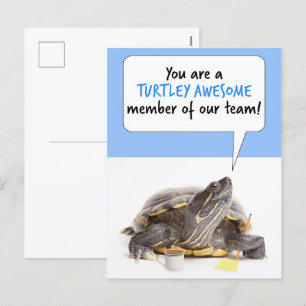 Happy Administrative Professionals Day Cute Office Holiday Postcard