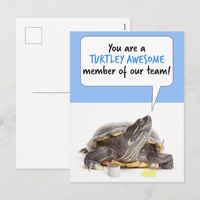 Happy Administrative Professionals Day Cute Office Holiday Postcard (Front/Back)