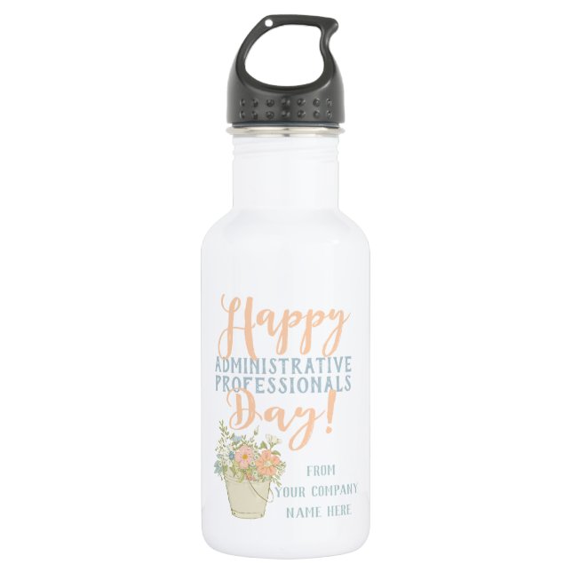 Happy Administrative Professional's Day Gift 532 Ml Water Bottle (Front)
