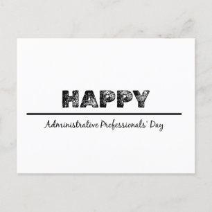 Happy Administrative Professionals' Day Postcard