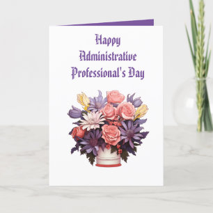 Happy Administrative Professionals Thank You card
