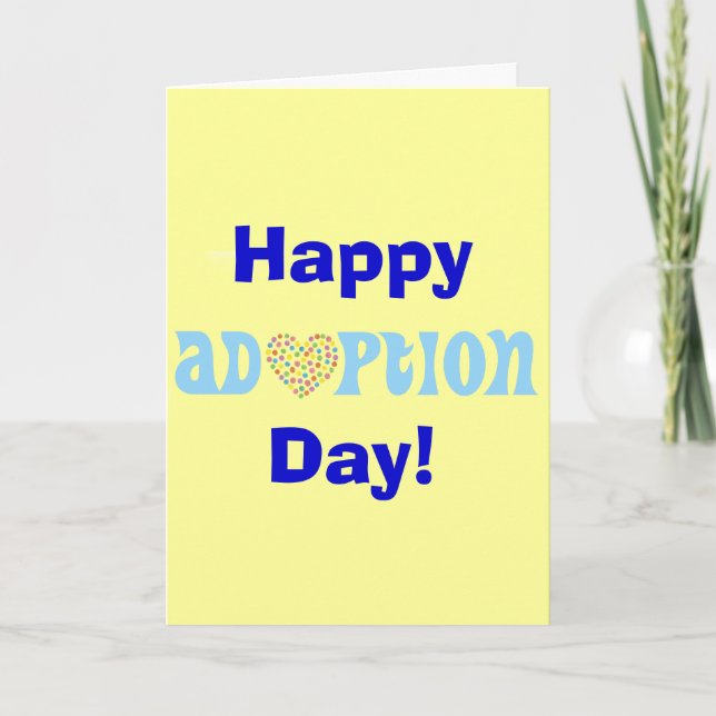 Happy Adoption Day! Card (Front)