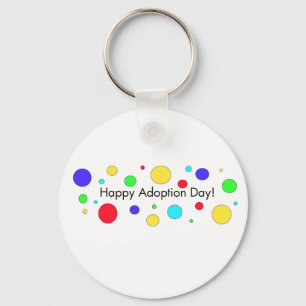 Happy Adoption Day Key Ring