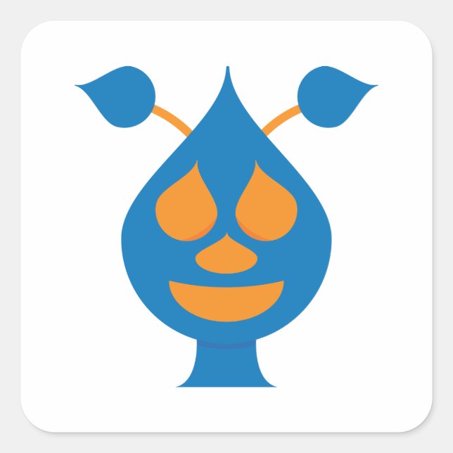 Happy Alien Sticker (Front)