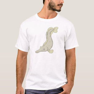 Happy Alligator Gar Fish Cartoon T-Shirt