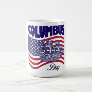 Happy America Columbus Day Coffee Mug