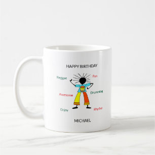 Happy and Awesome Reggae Dancer Coffee Mug