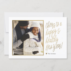 Happy and Healthy New Year Photo Card