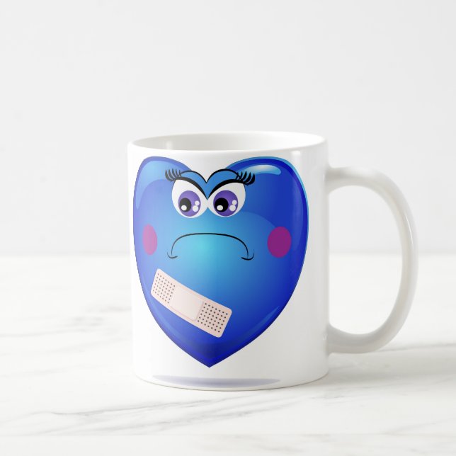 Happy and sad coffee mug (Right)