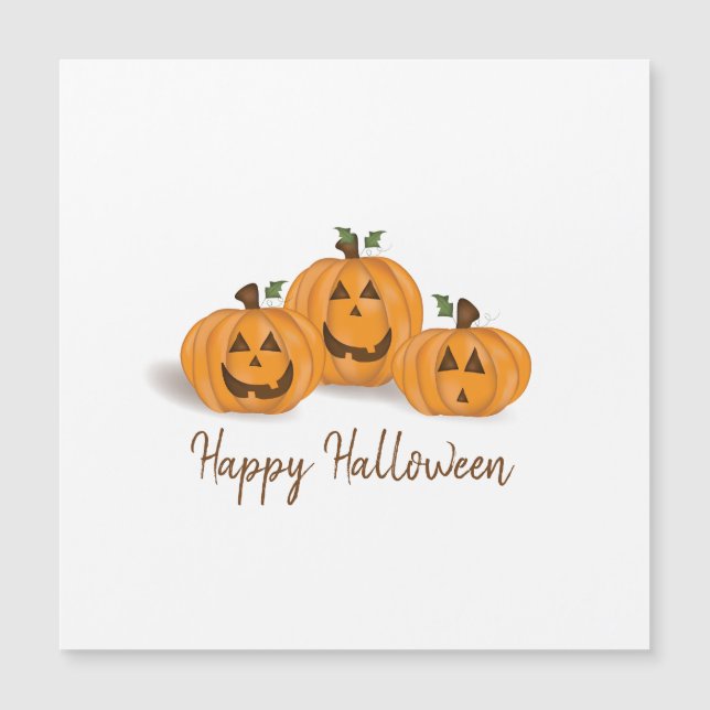 Happy and Smiling Jack O Lanterns  (Front)