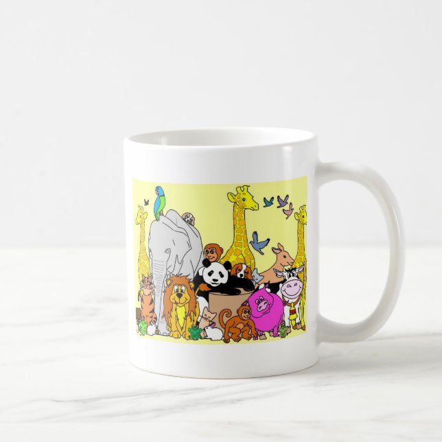 Happy Animals Coffee Mug (Right)