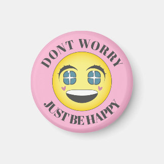 Happy anime face magnet