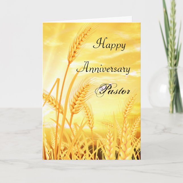 Happy Anniersary Pastor Card (Front)