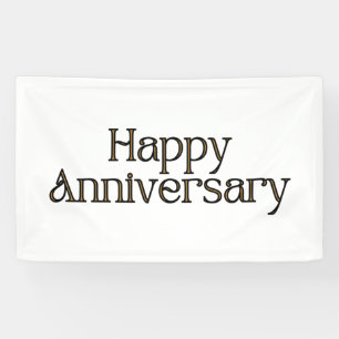 Happy Anniversary 3x5 Vinyl Banner