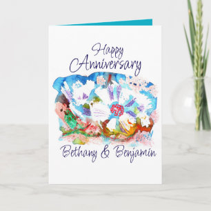 Happy Anniversary Best Wishes To You Both card