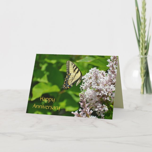 Happy Anniversary Butterfly Card by Janz (Front)