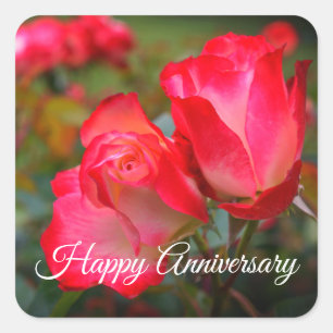 Happy Anniversary Cherry Parfait #4-2 Stickers