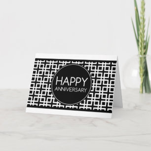 Happy Anniversary (cinderStripe) Card