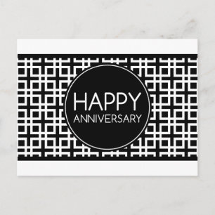 Happy Anniversary (cinderStripe) Postcard