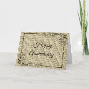 Happy Anniversary Congratulations Gift Occasion  Holiday Card