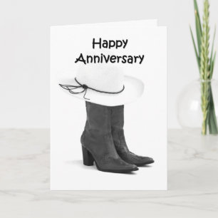 HAPPY ANNIVERSARY COUNTRY STYLE CARD