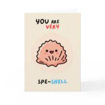 Happy Anniversary Cute Funny Simple Shell Card