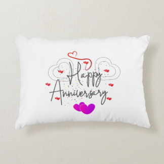 HAPPY ANNIVERSARY DECORATIVE CUSHION
