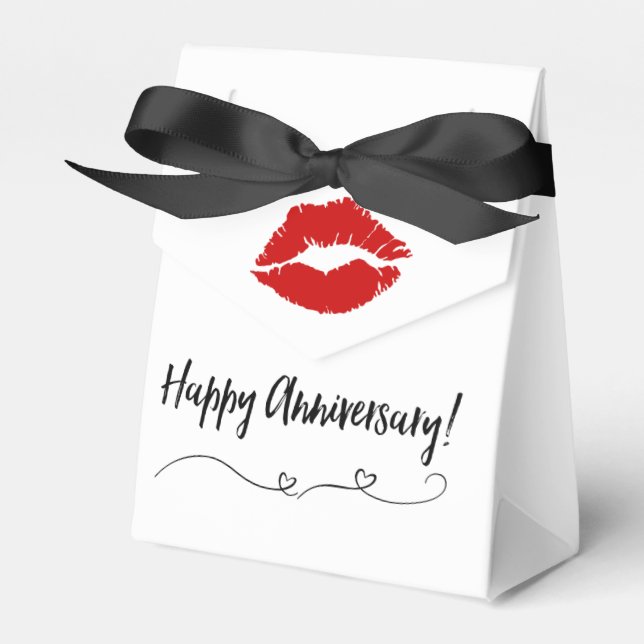 "Happy Anniversary!" Favour Box (Front Side)
