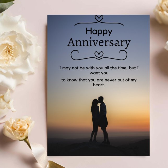 Happy Anniversary Foil Holiday Card (Creator Uploaded)